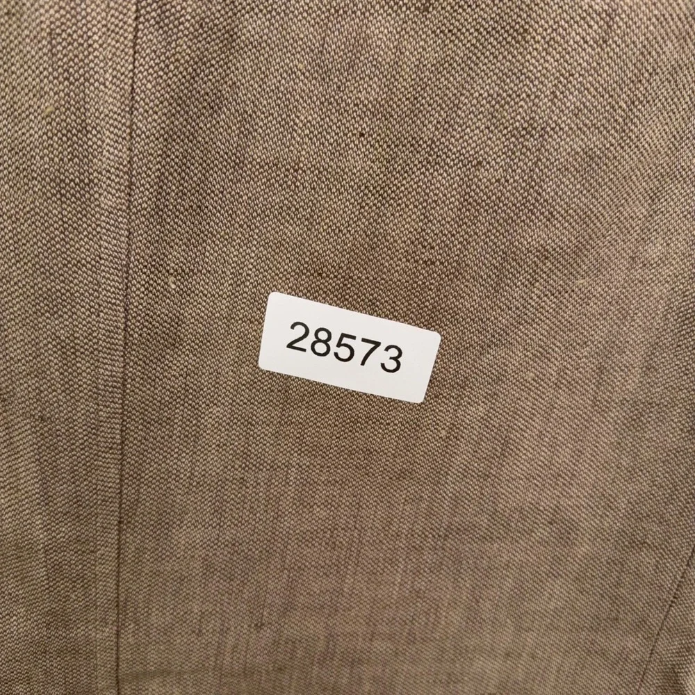 Banana Republic Blazer Mens 40L Brown Linen Tailored Fit Professional Career